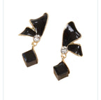 'Butterfly' drop earrings