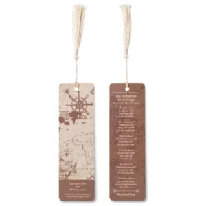Poetry bookmark – voyage