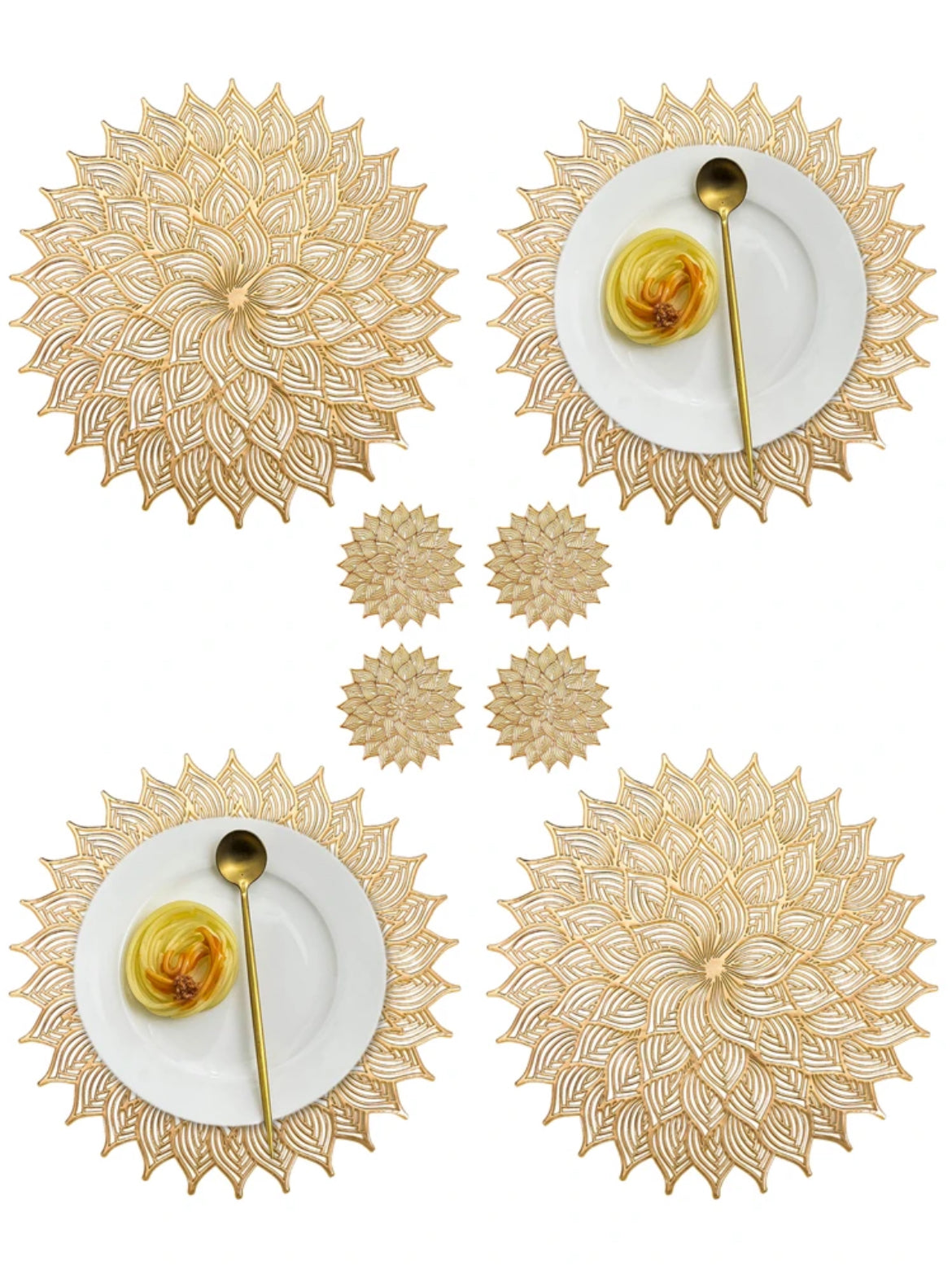 Eight piece set – place mats and coasters