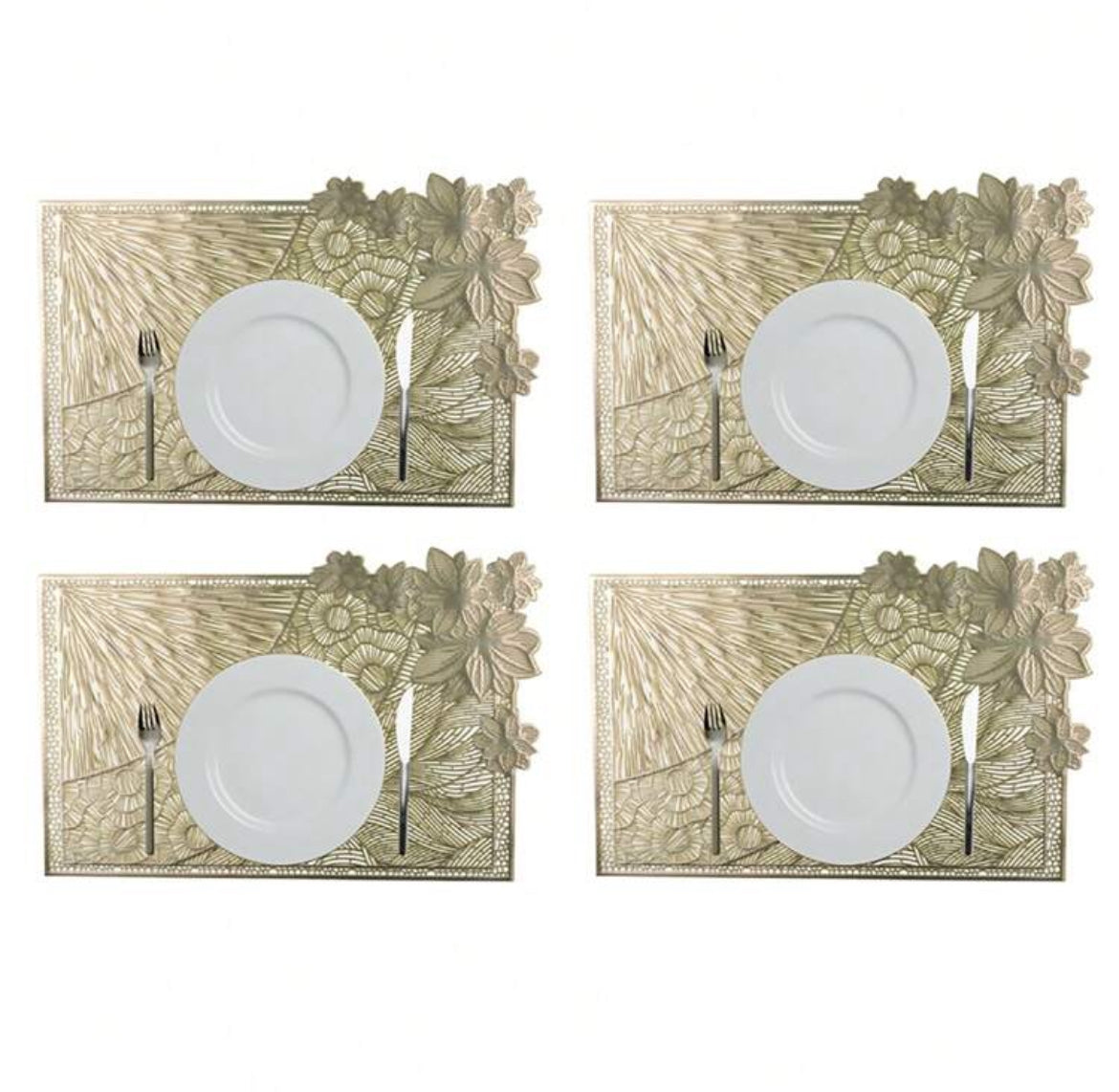 Four piece place mats