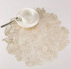 Flower themed place mat