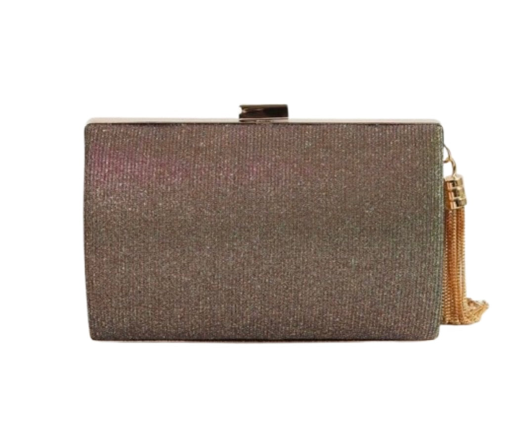 Multicolour clutch bag