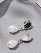 Pearl drop earrings