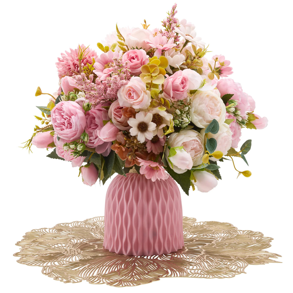 Pink artifical flowers – “Its a girl”